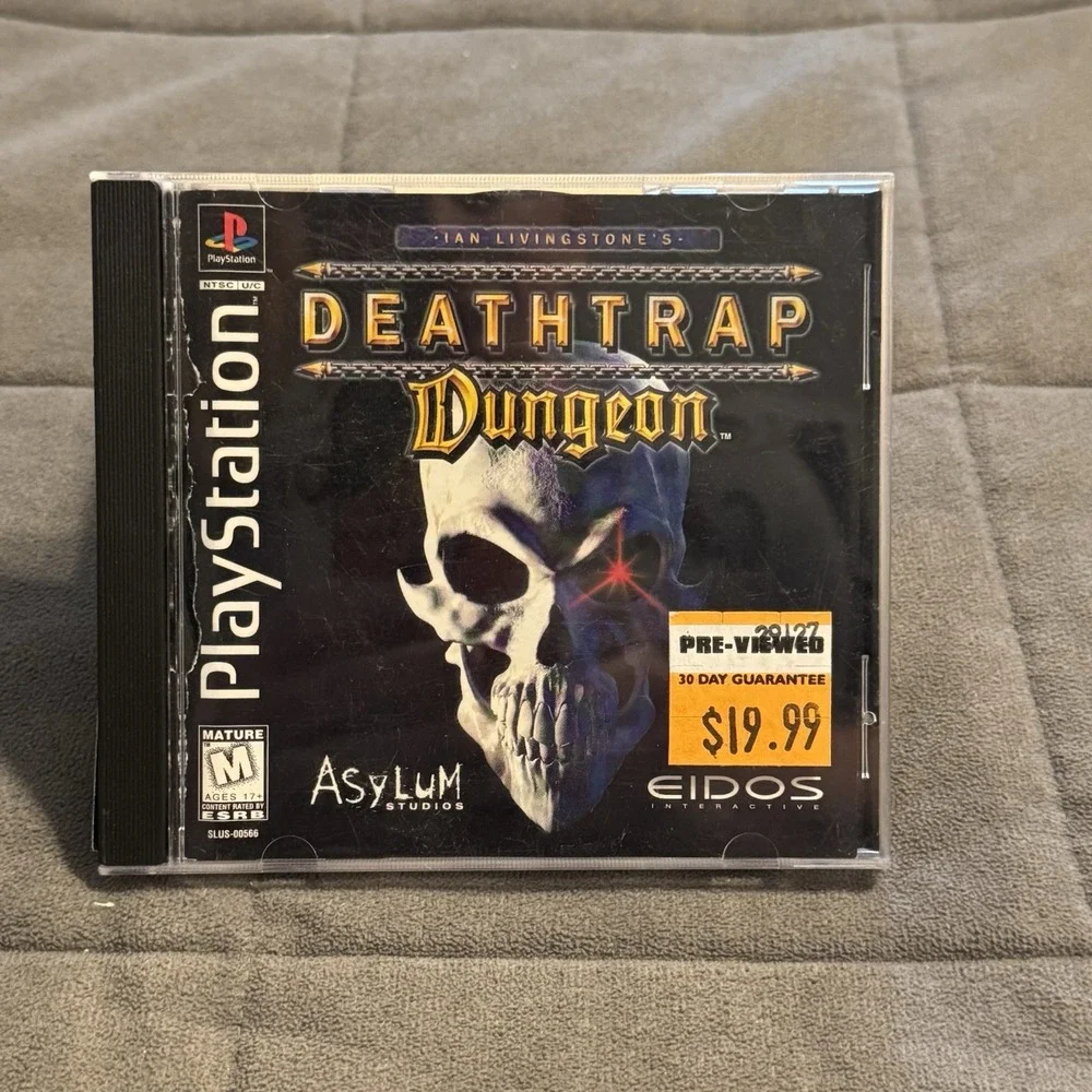 Deathtrap Dungeon Sony PlayStation 1 (PS1) PS1 Death Trap & Working